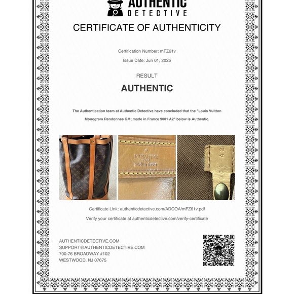 Louis Vuitton Monogram
Randonnee GM Drawstring
Bucket Sling Bag EUC …COA - Picture 15 of 15